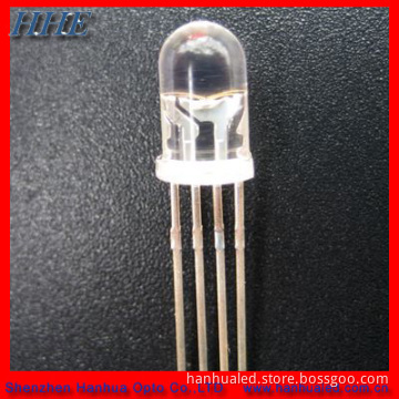 30% off 4pins 5mm Round Common Cathode RGB LED with RoHS and 2 Years Warranty (HH-501CRGB503)